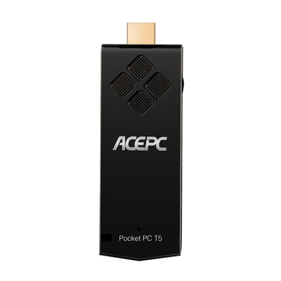 

ACEPC T5 Pocket Mini PC Stick Support for Windows 10 Intel Z8350 64 Bit 2GB 32GB Bluetooth WiFi Smart Media Player EU Plug