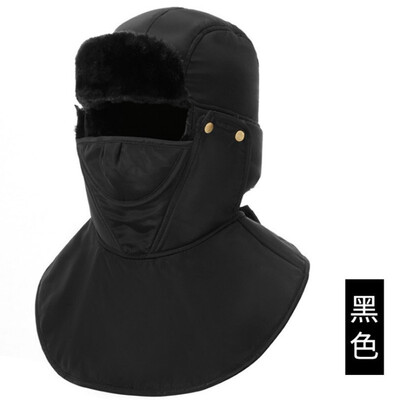 

Winter cycling cotton cap man outdoor winter thickening warm electric car windproof winter hat