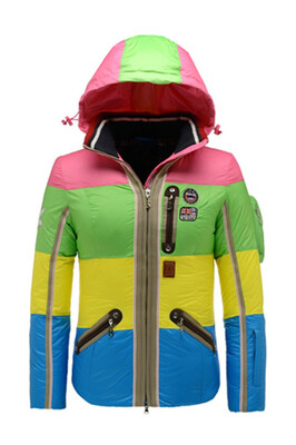 

B0GNER Women Neah-D Down Ski Jacket 3072 Red White Blue Black