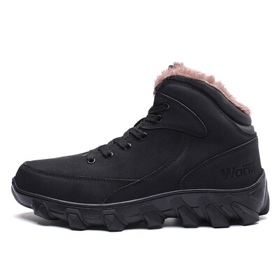 

2019 High Top Men Sneakers For Winter Shoes Warm Sneaker Men Casual Shoes Mens Walking Shoes Plus Size