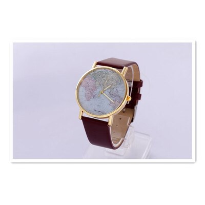 

2018 new map retro watch - travel Sen Department Sen female Europe&the new Phnom Penh retro couple table girlfriends