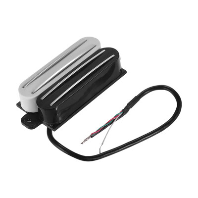 

Double Twin Hot Rail Humbucker Pickup with 4 Wires for ST LP Electric Guitar Replacement Parts