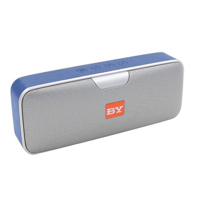 

The BY3040 mobile phone wireless leather print bluetooth speaker outdoor mini PC audio subwoofer card plug is versatile