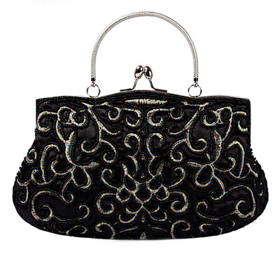 

Elegant Ladies Handbag for Party Vintage Women Evening Handbags Beaded Women Shoulder Bag for Wedding Ball