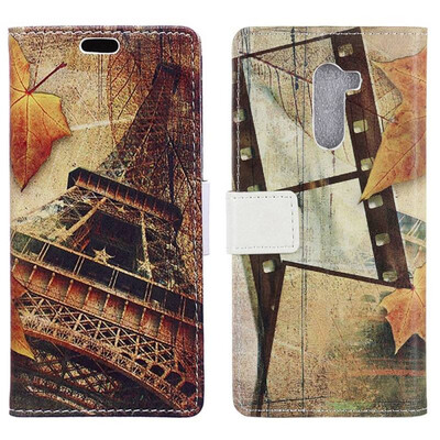 

MOONCASE Millet Pocophone F1 Pattern Leather Case - Maple Leaf Tower