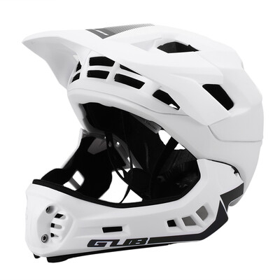

GUB Detachable Full Face Helmet for Child Cycling Skating Skiing Reflective Safety Helmet with Visor&Warning Light