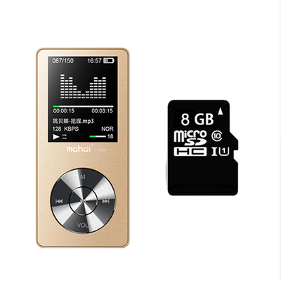 

Mahdi Mp3 Player HIFI Sport Metal Portable Digital Audio Car Music Mini Player Speaker FM Radio E-book 18inch Screen With Card