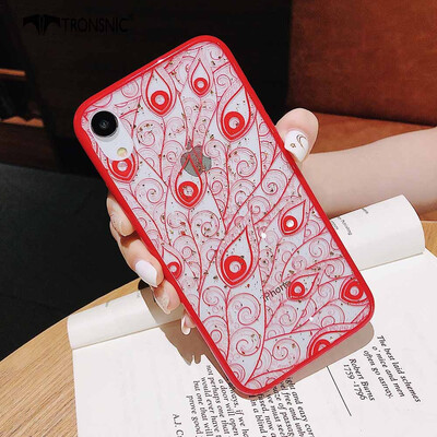 

Tronsnic Glitter Phone Case for iPhone X  Strawberry Gold Foil Case Love Rose Flower Zebra Red Luxury
