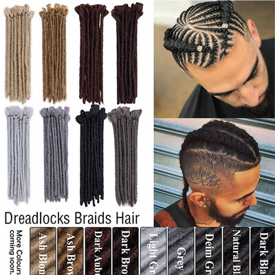 

12" Soft Short Dreadlocks Dreads Handmade Crochet Braids Afro Braiding Locs Hair Extensions