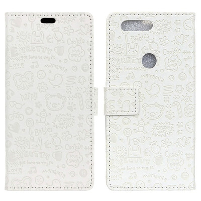 

MOONCASE Oppo A3sA5 Little Witch Leather Case - White