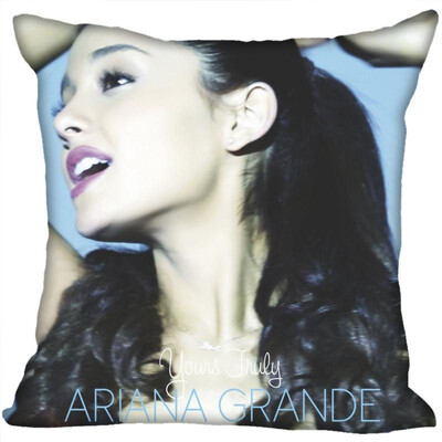 

Ariana Grande Pillow Cover Bedroom Home Office Decorative Pillowcase Square Zipper Pillow Cases Satin Soft No Fade 35x35CM 35x35CM 35x35CM