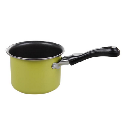 

Mini Milk Not-sticky Heating Pot Metal Carbon Steel Flat-bottomed Portable Egg Soup Kitchen Cooking Tools