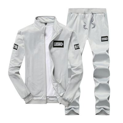 

Mens New 2 Pieces Casual Suit Fashion Unisex Zipper JacketLeisure Pants Sport Suit for Men And Women M-4XL 225