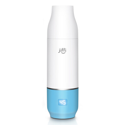 

Portable Bottle Warmer&Formula Dispenser Heat Warm Baby Bottles On The GO USB Rechargeable Battery Blue
