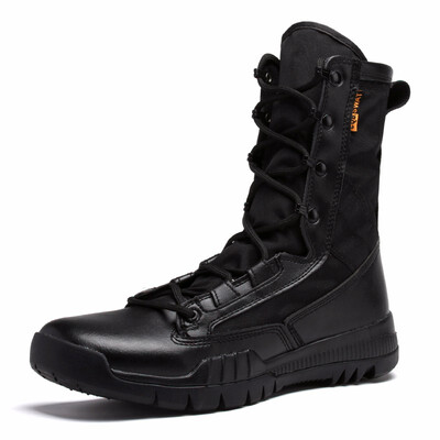 

Outdoor tactical boots military boots mens desert boots lightweight breathable high to help mens boots wear combat boots