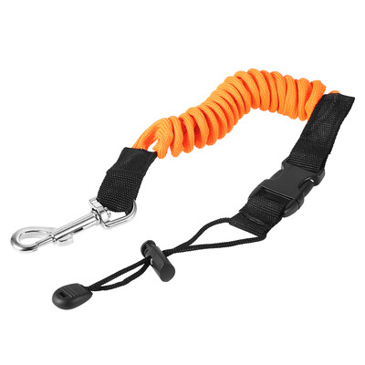 

Elastic Paddle Leash Kayak Canoe Safety Fishing Rod Rowing Boats Coiled Lanyard Cord Tie Rope