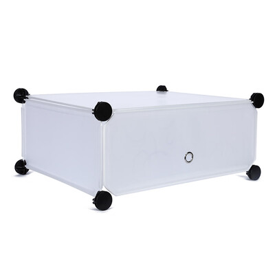 

Assembled Multi-use 12-cube Shoe Cabinet
