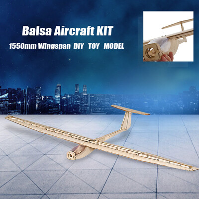 

Dancing Wings Hobby F1501 Balsa RC Airplane Glider 1550mm Wingspan Aircraft DIY KIT
