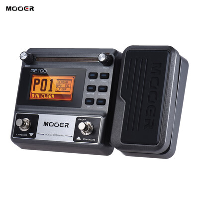 

MOOER GE100 Guitar Multi-effects Processor Effect Pedal with Loop Recording180 Seconds Tuning Tap Tempo Rhythm Setting Scale & C