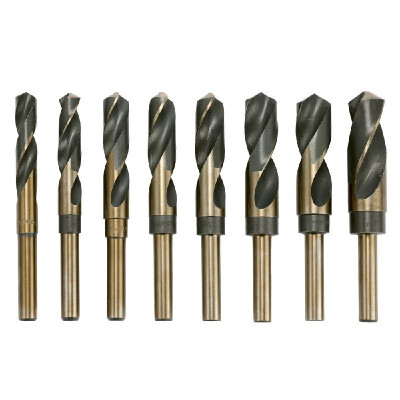 

8-Piece Inch Twist Drill Small Handle Bit High Speed Steel Shank Twist Drill Drill Bit 135 Degree Split Point Desig