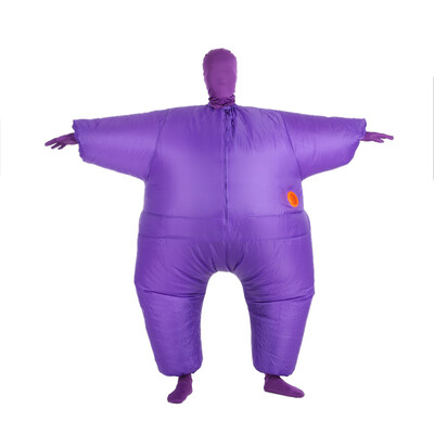 

Decdeal Funny Adult Size Inflatable Full Body Costume Suit Air Fan Operated Blow Up Fancy Dress Halloween Sports Party Fat Inflata
