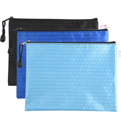 

Zhengcai ZNCI A5 football zipper bag paper bag paper bag office student stationery storage bag 1455 color mixing 10 packs
