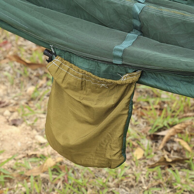 

260x140CM Parachute Hammock fabric Mosquito Net Adult Outdoor Backpacking Travel Survival Hunting Sleeping Bed Portable With rope