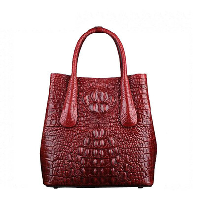 

SUWERER Genuine Leather women bags Handmade luxury handbags women bags designer big bag Crocodile embossing women leather handbags
