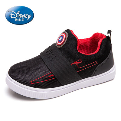 

Disney DISNEY childrens shoes boys sports shoes 2019 spring&autumn new US captain running shoes childrens casual shoes VA4143 black 26 yards