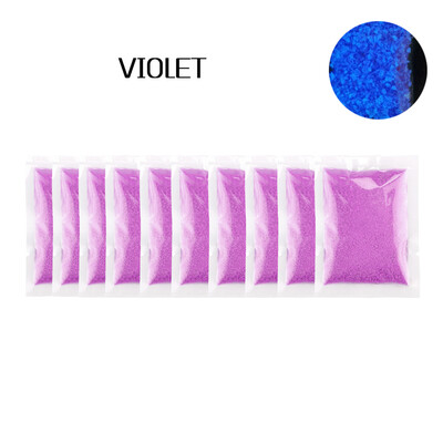 

Colorful Beautiful Fluorescent Sand Glow in the Dark Home Decorating Luminous Supplies