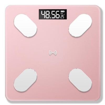 

Wireless Bluetooth MINI SMART BODY FAT Scale BMI WEIGHING Bathroom Household Adult 8 people With APPS iOS & Android BLACK