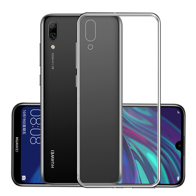 

Cool music front enjoy 9 mobile phone shell Huawei enjoy 9 mobile phone sets four corners shatter-resistant transparent protective cover TPU all-inclusive shell silicone soft shell
