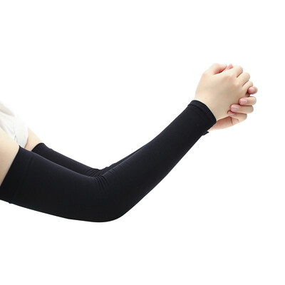 

Sunscreen Ice Sleeve Female Summer Electric Car Motorcycle Riding Ice Sleeve Men Outdoor Sunscreen Ice Sleeve Black Finger Set One Size
