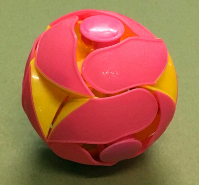 

2018 new fancy toy discoloration golfer discoloration ball transformation ball creative expansion ball