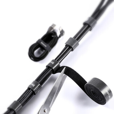 

Baseus 3M Cable Organizer USB Cable Winder For iPhone Lightning Micro Usb Type c Free Length Cable Clip Desktop Managemen