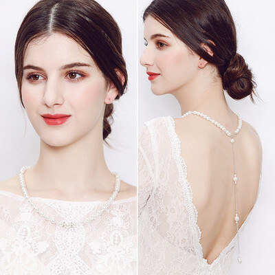 

Fashion Pearl Charm Choker Chunky Statement Bib Chain Necklace Pendant Jewelry
