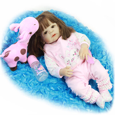 

Lovely 11 Inch Lifelike Tiny Baby Doll Full Silicone Vinyl Baby Reborn Twins A Sleeping Girl And An Awake Boy Kids Playmate Gift