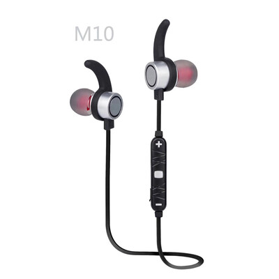 

30PCSLot M10 Bluetooth Earphone Stereo Wireless Sports Running With Mic Handsfree Volume Control For smartphones Free Shipping