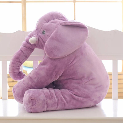 

Cartoon 60cm Large Plush Elephant Toy Kids Sleeping Back Cushion stuffed Pillow Elephant Doll Baby Doll Birthday Gift for Kids