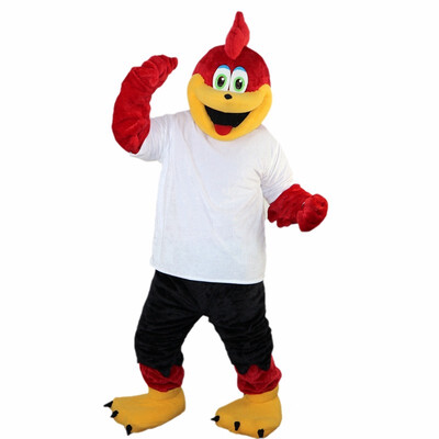

LangtengRed Sport Eagle Mascot Costume Cartoon Cosplay Party Halloween Christmas Festival Performance
