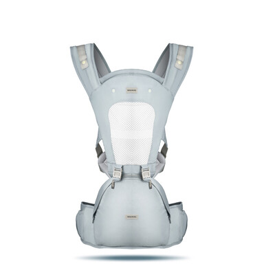 

3 in 1 Baby Convertible Carrier With Hip Seat 360° Ergonomic 6 Positon Breathable Mesh For Infant Toddler Blue