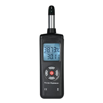 

Digital LCD Thermo-Hygrometer Thermometer Hygrometer Temperature & Humidity Meter Psychrometer Wet Bulb Dew Point Temperature Dete