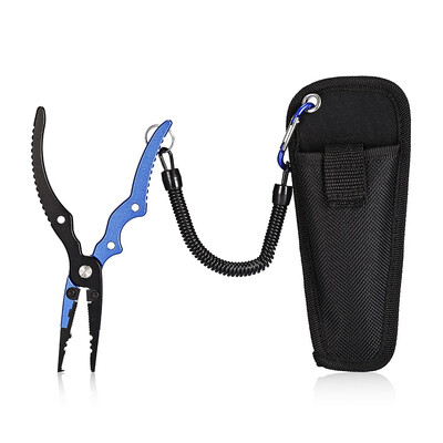 

Fishing Multifunctional Plier Split Ring Cutter Fishing Lanyards Boating Ropes Kayak Camping Secure Pliers Lip Grips Tackle Fish T