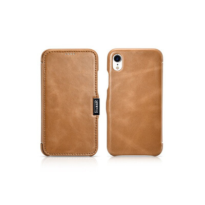 

ICARER Retro Genuine Leather Cases for iPhone XS Max Luxury Hard Back Cover Case For iPhone XR Xs Max Coque