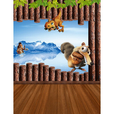 

Stegosaurus Photo Backdrop 57FT Vinyl Fabric Cloth Digital Printing Photo Background s-2426
