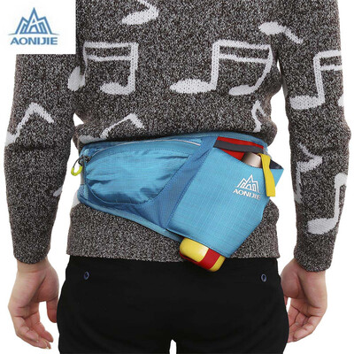 

AONIJIE Unisex Running Waist Pack Cycling Bag Belt with Water Bottle Pocket
