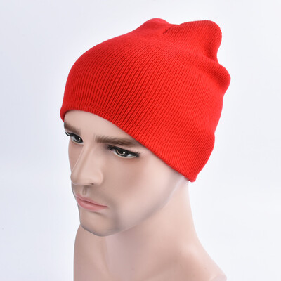 

Fashion Men Women Plain Beanie Knit Hat Winter Warm Cap Solid Color Unisex Hip-pop Slouchy Skull Hat