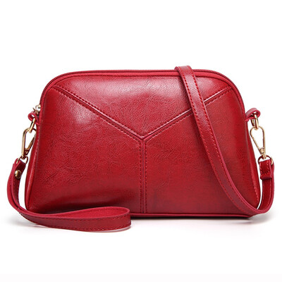 

Small PU Leather Shoulder Bag Casual Ladies Handbag Women Crossbody Bag Leather Zipper Bag for Women Ladies Girl