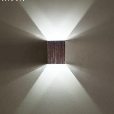 

Ledtey Creative Luminescent Wall Lamp Square Aluminum Wall Lamp