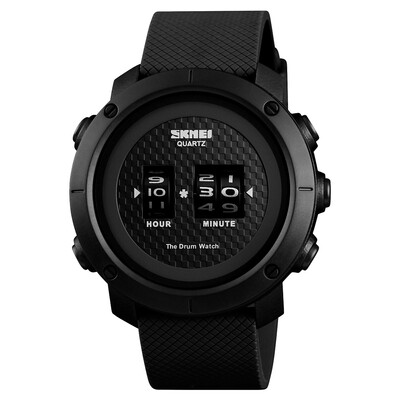 

SKMEI 1486 Men Analog Digital Electronic Watch Fashion Casual Outdoor Sports Male Wristwatch Hour Minute Display 5ATM Waterproof W
